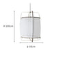 DecorBites™ Linen Cloth Pendant Light: Elegant Bohemian Fabric Chandelier for Home, Restaurant, Hotel