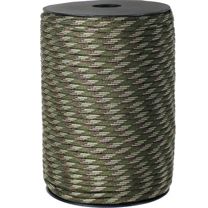 100/50m 550 Military Standard 9-Core Paracord Rope 4mm Outdoor