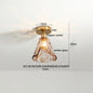 DecorBites™ Green Glass LED Ceiling Lamp for Home Living Room and Hallway Lighting