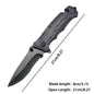 Multi functional outdoor camping knife, portable folding knife, sharp knife, suitable for outdoor camping Kitchen Fruit Knife Gi