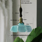 DecorBites™ Green Flower Glass Pendant Light for Kitchen Bar Restaurant, Modern Wire Adjustable Hanging Lamp