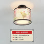 DecorBites™ Lotus Chinese Chandelier Ceiling Lamp Simple Corridor Painting LED Lighting