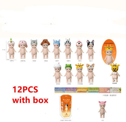 Mini Figure Angel Blind box Animal Series Mystery Box Cute Dolls Decoration Lucky Surprise Birthday Gift