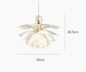 DecorBites™ Glass Pine Cone Pendant Chandelier for Living Room Restaurant Bedroom Kitchen