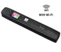 Handheld Flat Scanner HD Scanner 1050DPI Portable WIFI Wireless Scanner for Documents Homework Scan Photos JPG/PDF No Driver