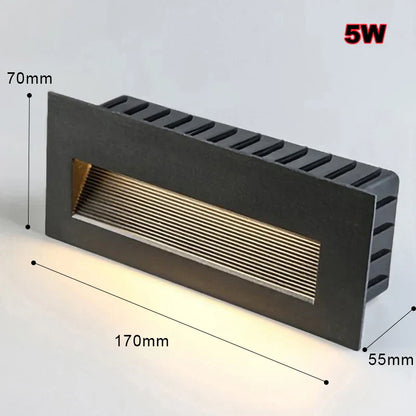 DecorBites™ LED Embedded Wall Light for Outdoor Step&Stair, IP65 Waterproof Recessed Wall Lamp