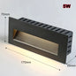 DecorBites™ LED Embedded Wall Light for Outdoor Step&Stair, IP65 Waterproof Recessed Wall Lamp