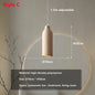 DecorBites™ LED Chandelier: Minimalist Cement Hanging Light for Bedroom and Living Room