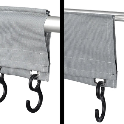 Camping Coat Hooks Racks Clothes Hook Rail with Piping for Caravan