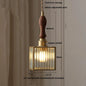 DecorBites™ Glass LED Pendant Lamp Tiffany Style Hand Stitch Dining Room Light