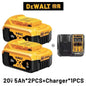 100% Original Dewalt 20V 6000mah Power Tool Battery Dcb206 Dcb205