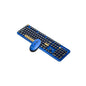 AULA AC306 Wireless Keyboard and Mouse  Combo Retro Round Key Cap Full-size 104-key Laptop for Office Entertainment