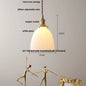 DecorBites™ Green Glass LED Pendant Lights, Adjustable Nordic Modern Hang Lamp for Bedroom, Kitchen, Hotel