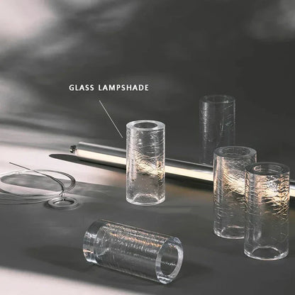 DecorBites™ Glass LED Chandelier: Modern Italian Design for Dining Room, Kitchen Island, or Home Luxury