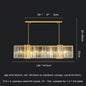 DecorBites™ Luxe E14 LED Crystal Pendant Chandelier: Elegant Dining Room Lighting