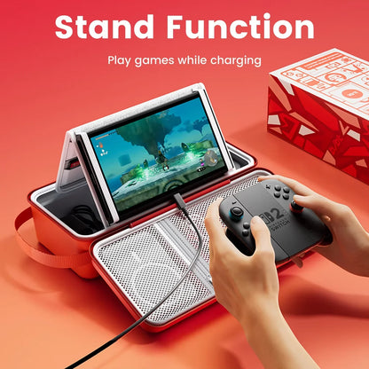 Game Theme EVA Carrying Case For Switch 2 Case for NS Switch 2 Bag ortable Hard Shell Storage Bag for Switch 2 accessories