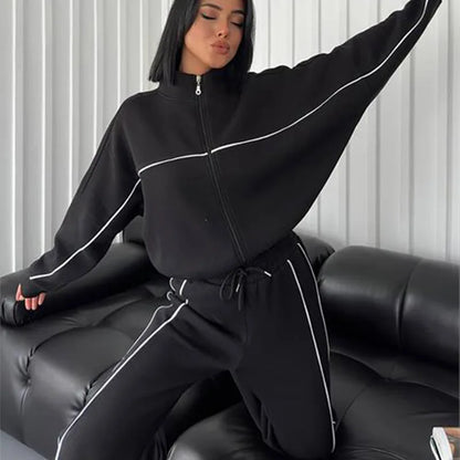 New Cross-Border European American Casual Set: Long-Sleeve