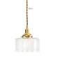 DecorBites™ Glass LED Pendant Lamp: Modern Copper Nordic Indoor Lighting for Home, Coffee, Bedroom & Living Room