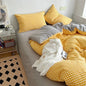 DecorBites™ Japanese Style Cotton Printed 4Pcs Bedding Set with Double-Sided Design