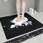 Non-slip Hollow Bath Mat, Foot Massage Shower Mat, Quick-drying Bathtub Mat for Bathroom, Hotel & Floor, Grey