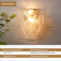 DecorBites™ Luxe Crystal Glass Wall Lamp for Aisle, Living Room, Bedroom & Corridor Lighting
