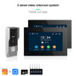 ANJIELO SMART Doorbell Video Intercom Camera System Wire 2‐wire Door Phone 10 Inch Screen 7 Protector Security