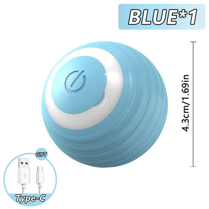 NewSpeedy Tail 2.0 Cat Toy, Speedy Tail Cat Toy, Interactive Cat Ball Toy, Smart Cat Toys Ball, Two Speed Adjustment, with Tail 