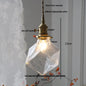 DecorBites™ Glass LED Pendant Lamp Modern Copper Socket Hanging Light