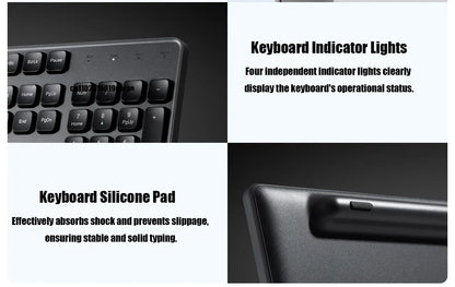 Xiaomi Wireless Keyboard and Mouse Set 3 2.4G Wireless Slim and Quiet Business Office Use Plug and Play