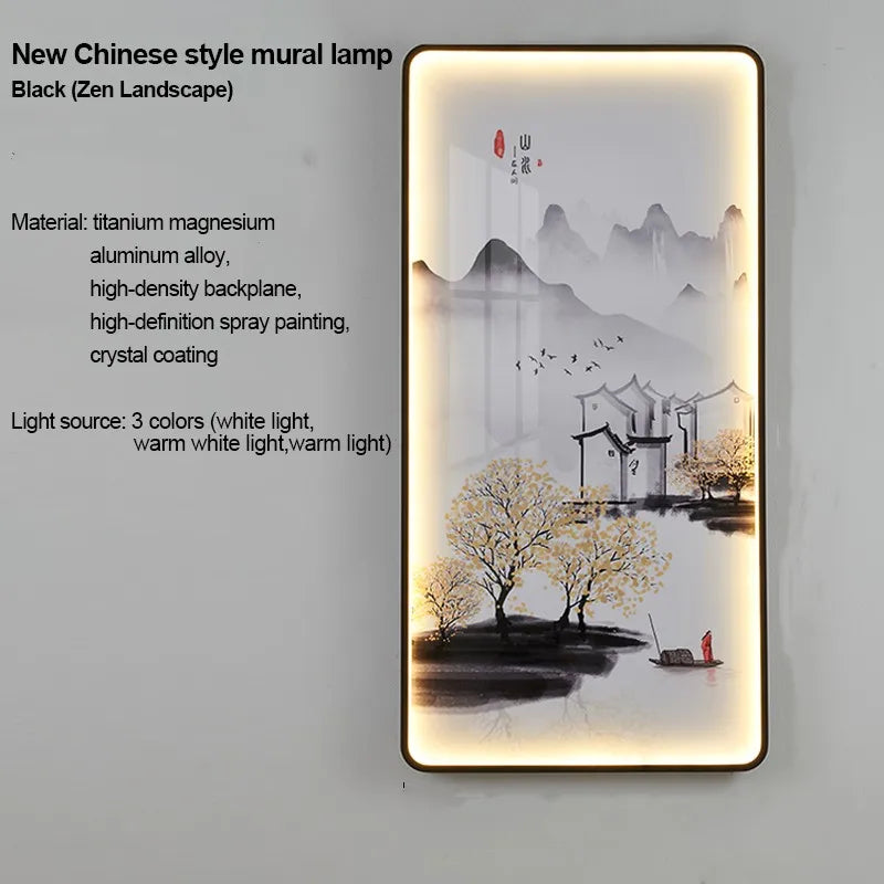 DecorBites™ LED Landscape Wall Sconce for Home Decor
