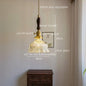 DecorBites™ Japanese Style Green Glass LED Pendant Chandelier for Home Decor