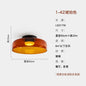DecorBites™ Glass LED Ceiling Light in Amber/Gray/Green - Modern Indoor Lighting for Various Spaces