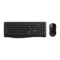 Lenovo Wireless Keyboard and Mouse Combo Full-Size 104 Key Quiet Office Set with Silent Click Compact USB Receiver for Pc Laptop