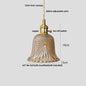 DecorBites™ Green Glass LED Hanging Pendant Lights