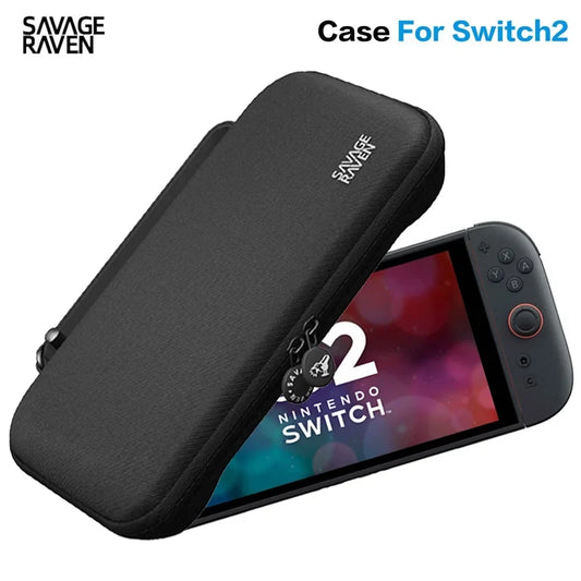New Savage Raven by Skull & Co. EDC Carrying Case for 2025 Switch 2 ortable Hard Shell Storage Bag for NSW 2 Game Console