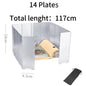 8/10/12/14/16plates Stove Windscreen Aluminum Alloy Stove Wind Shield