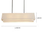 DecorBites™ Japanese Style Tiered Pendant Lamp: Minimalist Fabric Shade for Living Room & Kitchen Counter