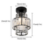 DecorBites™ K9 Crystal Pendant Light LED Ceiling Lamp Nordic Chandelier for Living Room