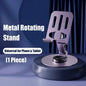 New model of portable, rotatable, foldable, all-metal tablet stand for tablets and phones under 9 inches, perfect for lazy users