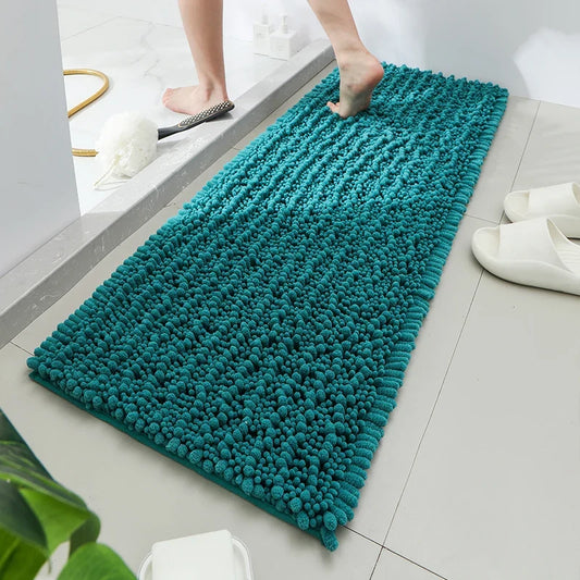 1 Piece Bathroom Carpet Bath Mat, Non-Slip Super Thick Lotus Pine Soft