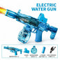 Electric Water Gun Simulation Shooting Water Gun with Recoil Flash Function Summer Outdoor Beach Game Toys Children Adults Gifts