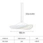 DecorBites™ LED Chandelier: Designer Pendant Lighting for Living Room and Dining Table