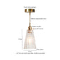 DecorBites™ Green Glass LED Pendant Light Fixture - Modern Nordic Hanging Lamp