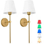 DecorBites™ Industrial Retro Fabric Wall Lamp for Bedroom, Bathroom, Living Room Lighting
