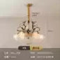 DecorBites™ Glass Flower Chandelier: Elegant Retro High-End Lobby Main Light for Home, Restaurant