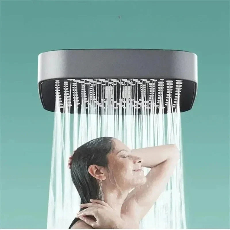 Adjustable 3-Mode High Pressure Shower Head Large Flow Water Saving