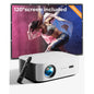 4K Projector 45000 Lumen LED 1080P 5G WiFi Bluetooth UHD Portable Home Theater