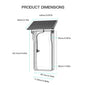 WiFi Solar Charging Wireless Video Doorbell Smart Wireless Intercom Waterproof Voice Changing Intercom Monitoring Camera