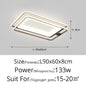 DecorBites™ LED Chandelier: Simple Modern Ceiling Lamps with Remote for Home, Bedroom, and Balcony
