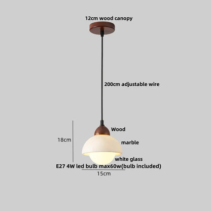 DecorBites™ LED Pendant Lamp Adjustable Wire Globe Hanging Light Fixtures